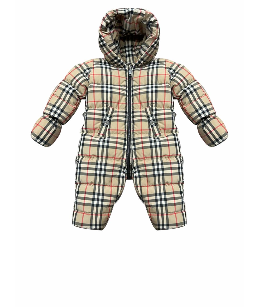 Burberry baby snowsuit best sale