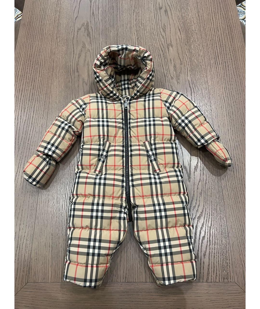 Burberry snowsuit baby hotsell