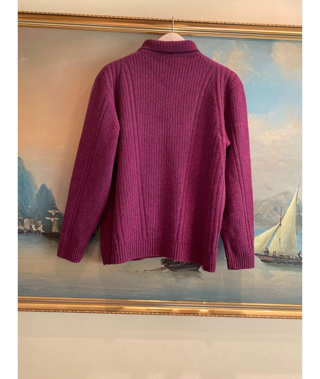 BRIONI Фиолетовый кашемировый джемпер / свитер, фото 2