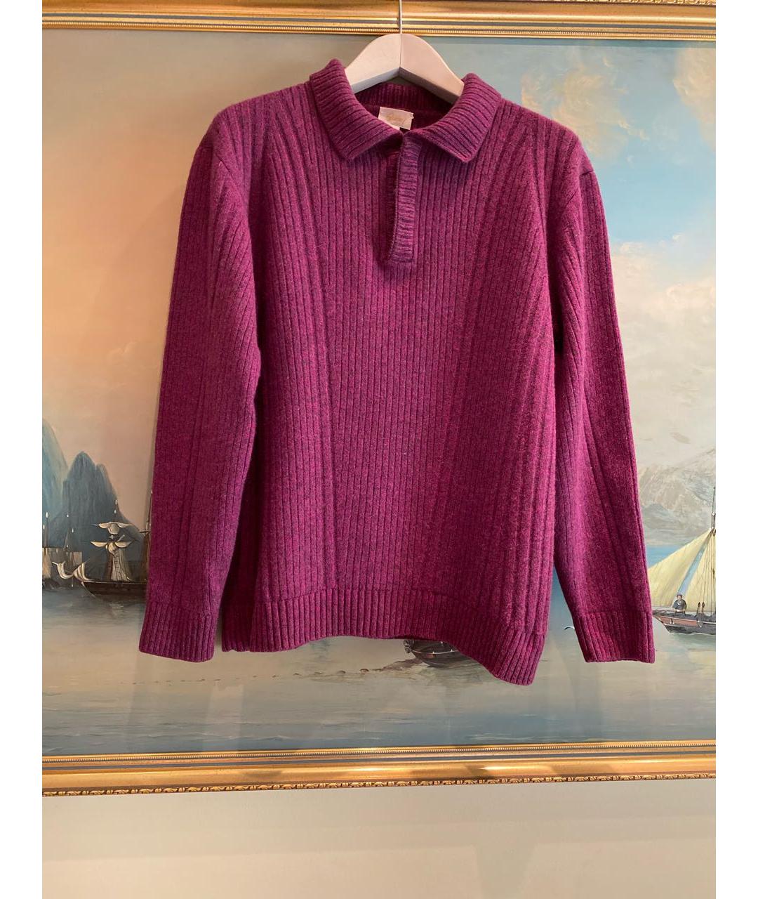 BRIONI Фиолетовый кашемировый джемпер / свитер, фото 8