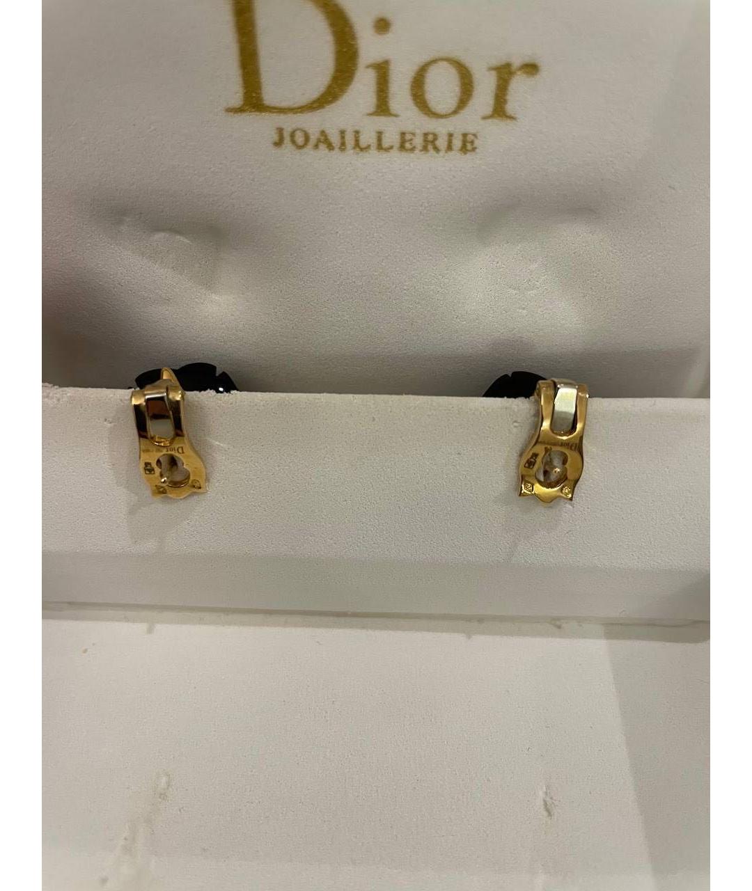 CHRISTIAN DIOR Золотые серьги из желтого золота, фото 5