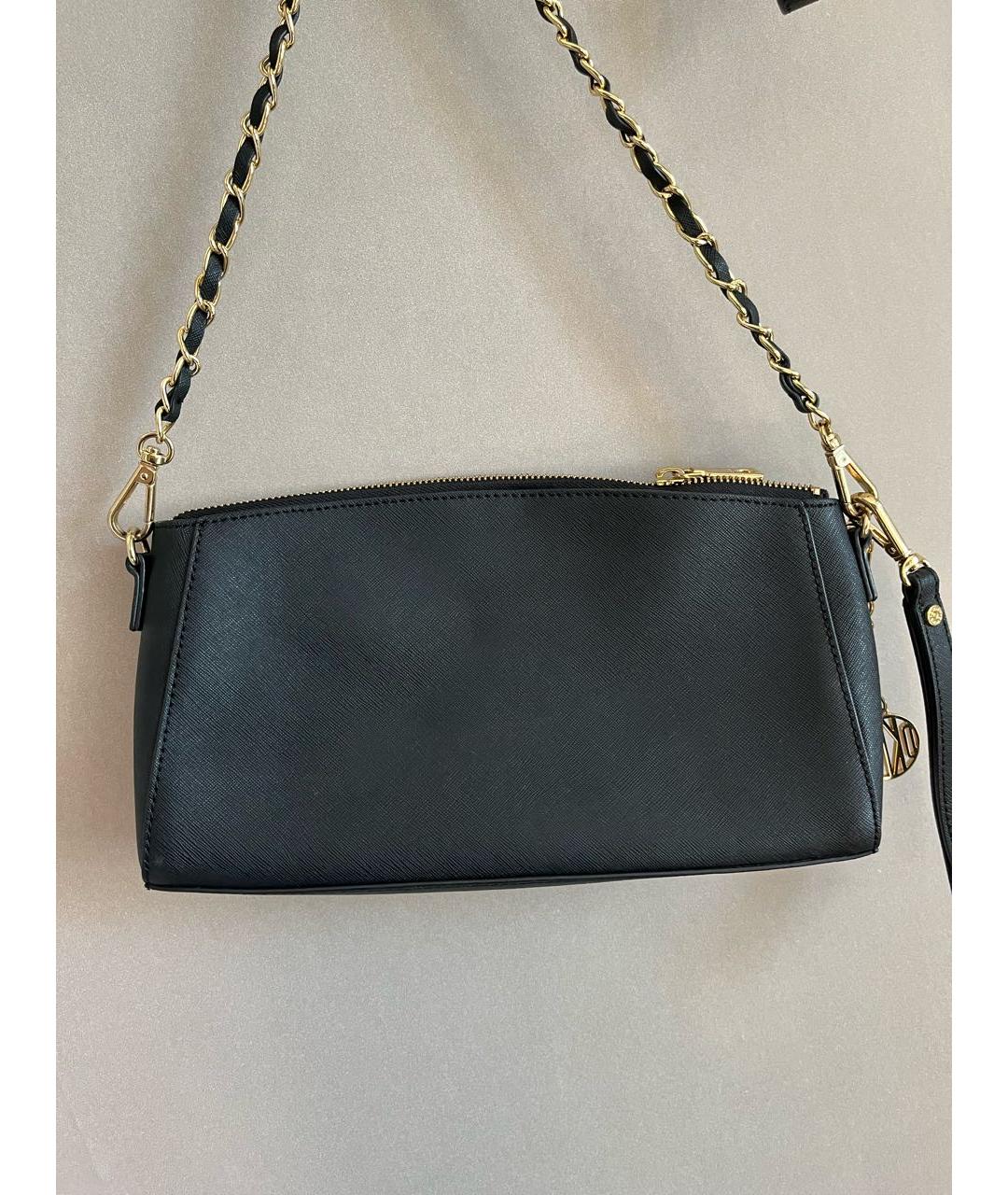 DKNY Черная сумка через плечо из искусственной кожи, фото 3