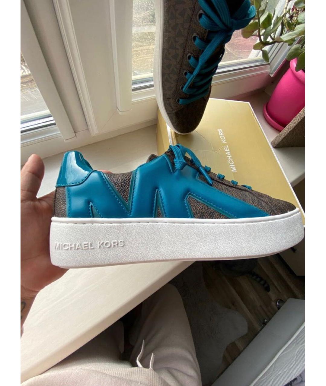 MICHAEL KORS Мульти кожаные кеды, фото 3