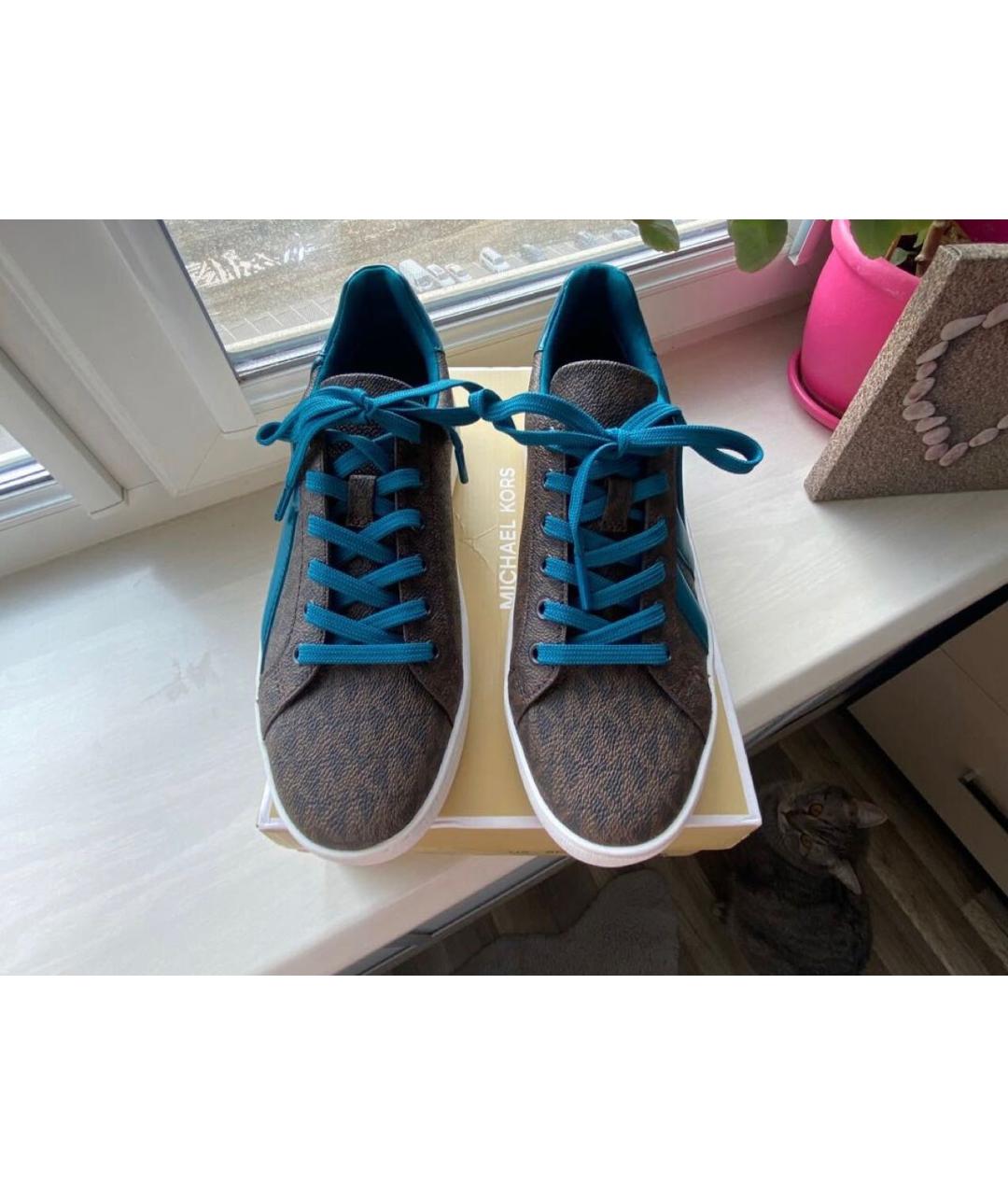 MICHAEL KORS Мульти кожаные кеды, фото 8