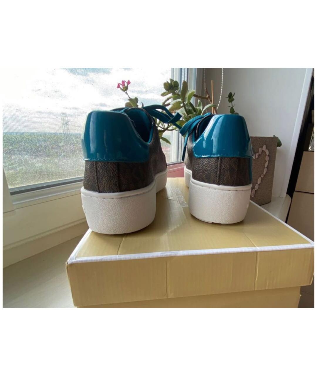 MICHAEL KORS Мульти кожаные кеды, фото 7