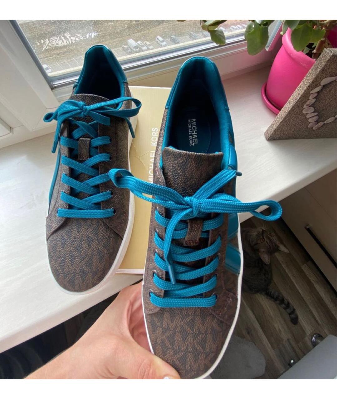 MICHAEL KORS Мульти кожаные кеды, фото 5