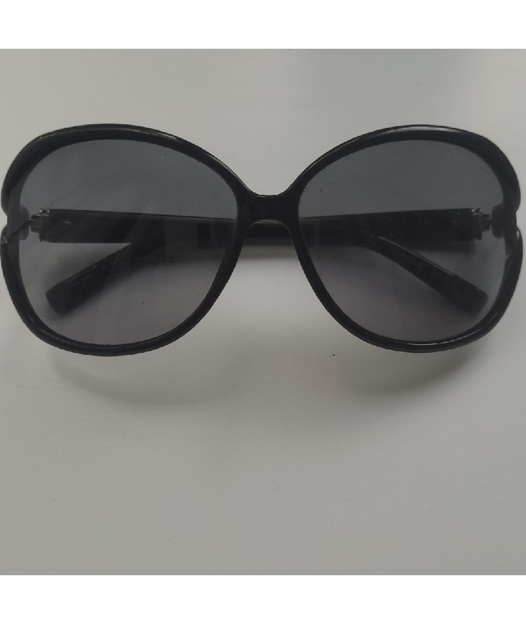 JUST CAVALLI Черные пластиковые солнцезащитные очки, фото 5
