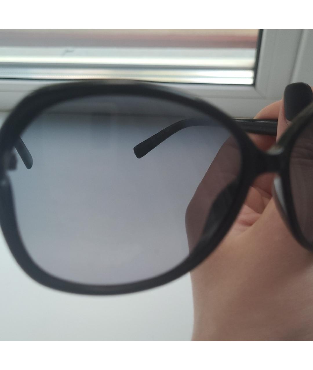 JUST CAVALLI Черные пластиковые солнцезащитные очки, фото 4
