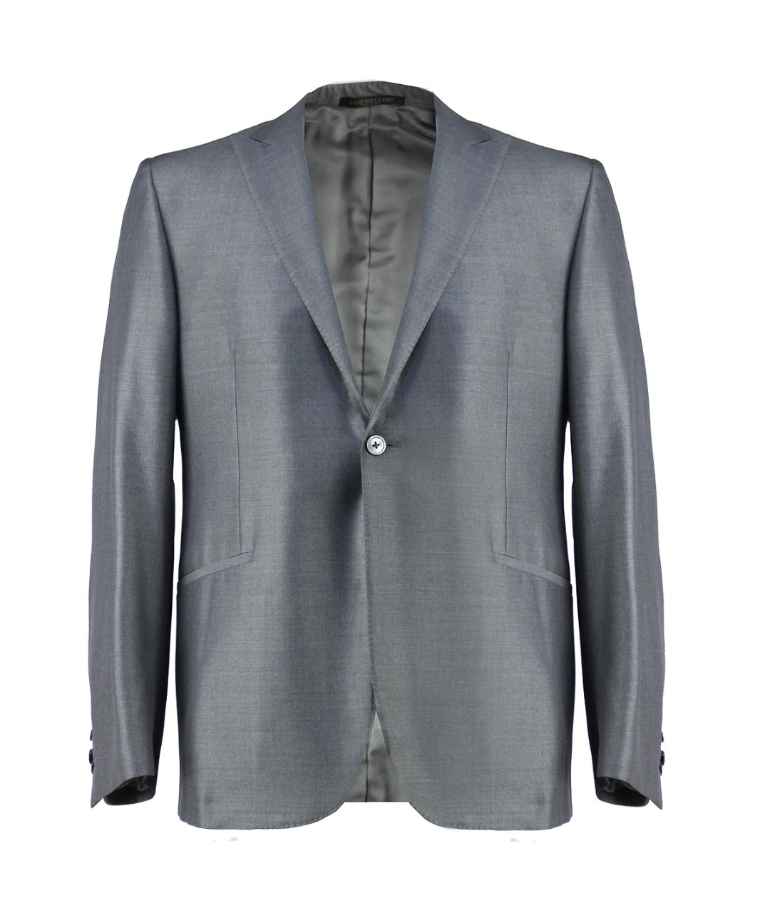 CORNELIANI Серый костюм-тройка, фото 1
