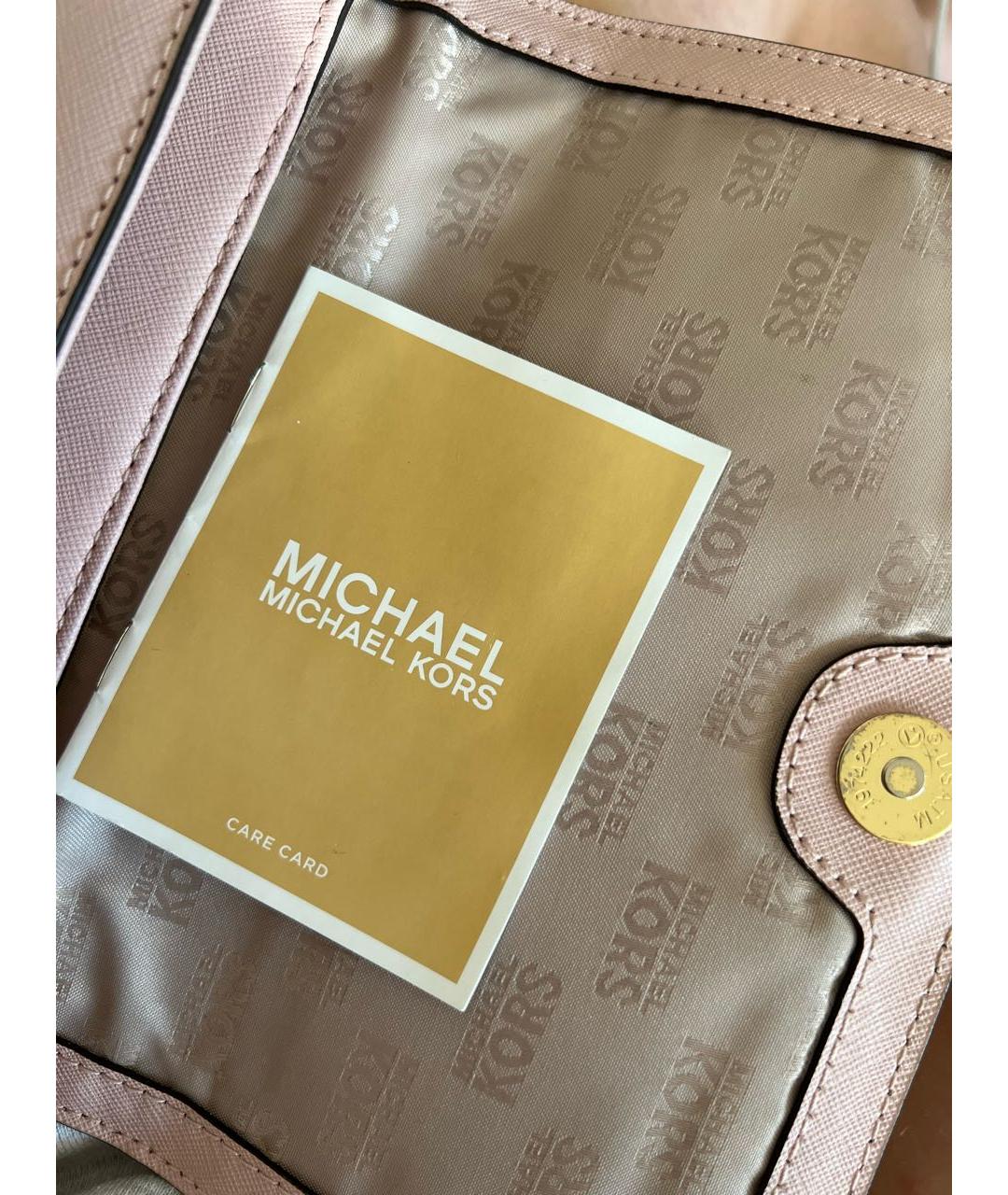 MICHAEL KORS Розовая сумка через плечо, фото 8