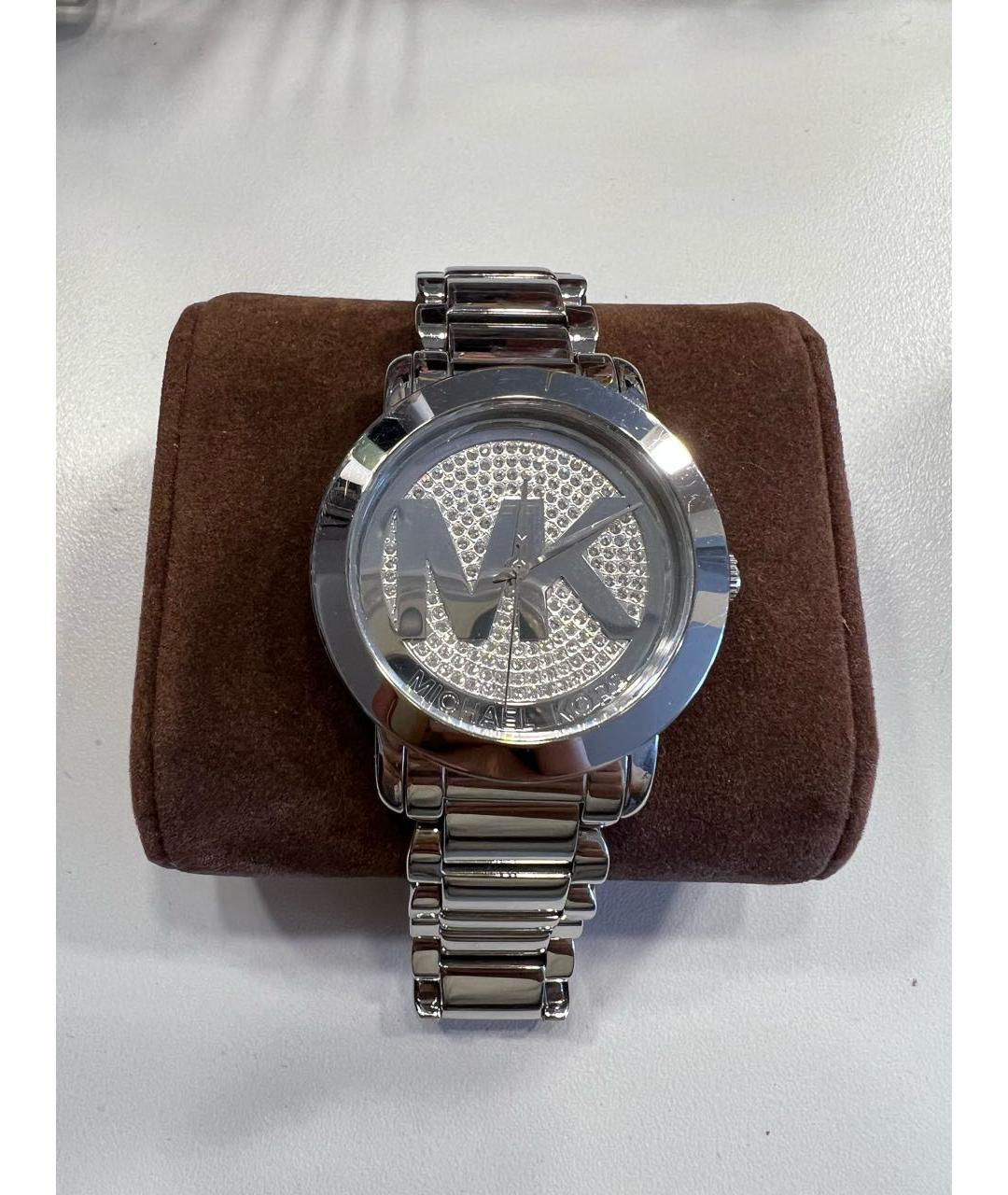 MICHAEL KORS Серебряные металлические часы, фото 5