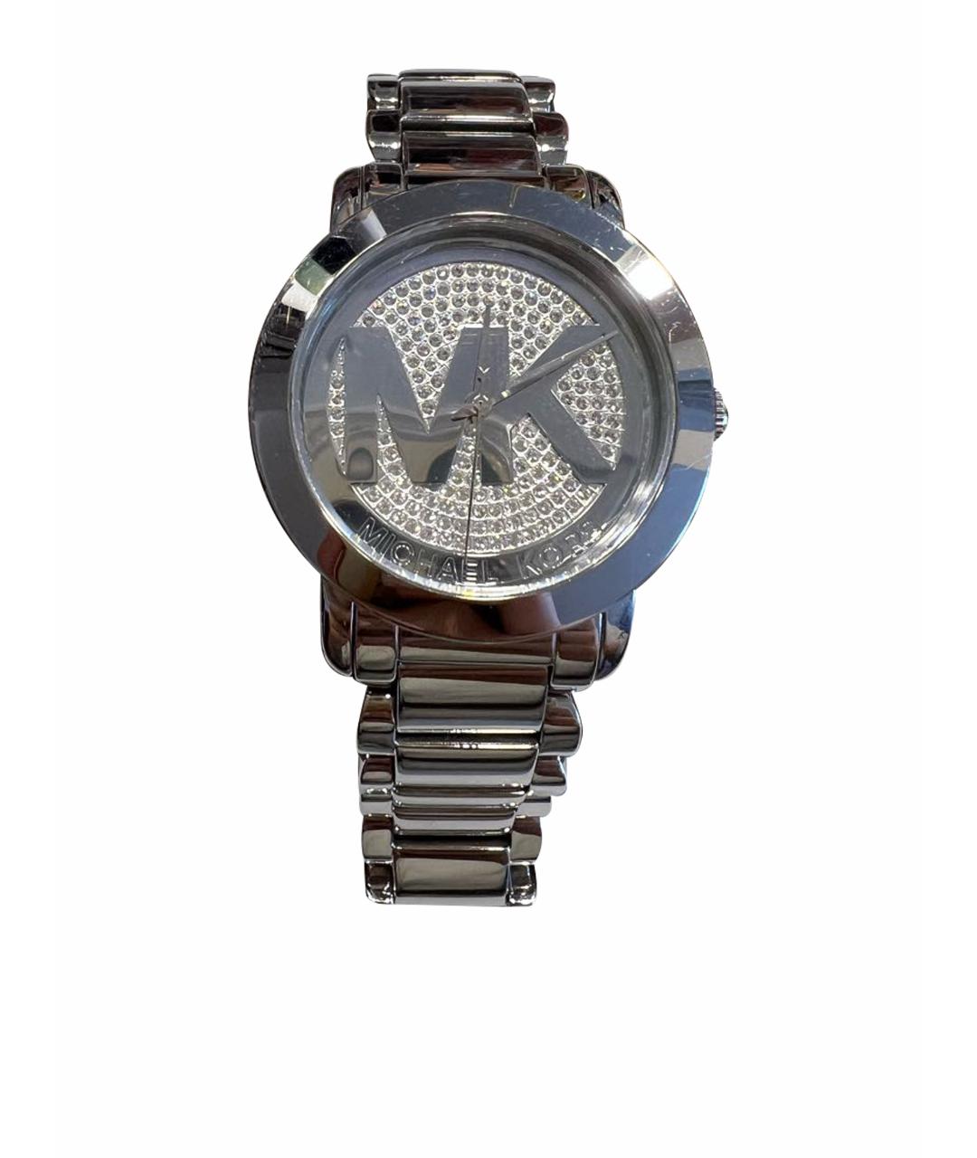 MICHAEL KORS Серебряные металлические часы, фото 1