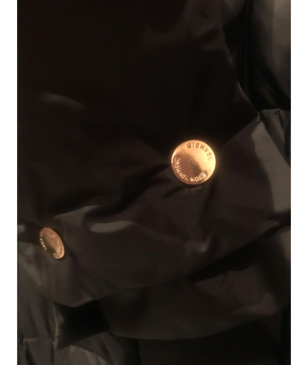 MICHAEL KORS Черный полиэстеровый пуховик, фото 5