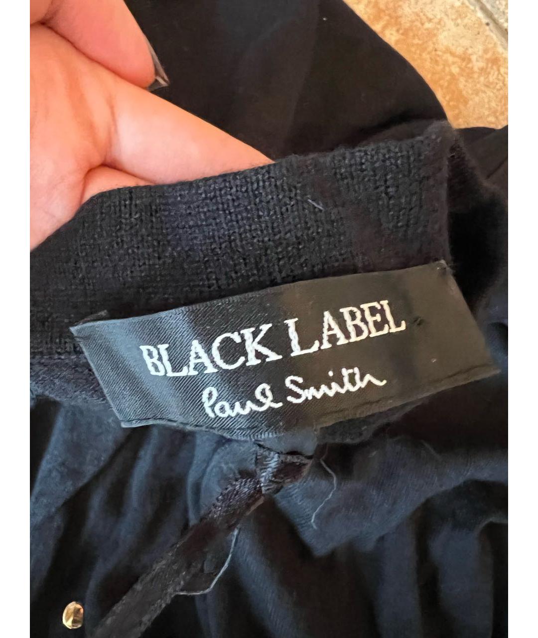 PAUL SMITH BLACK LABEL Черный кардиган, фото 2