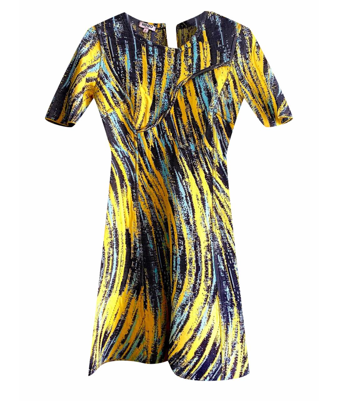 KENZO Мульти полиамидовое коктейльное платье, фото 1