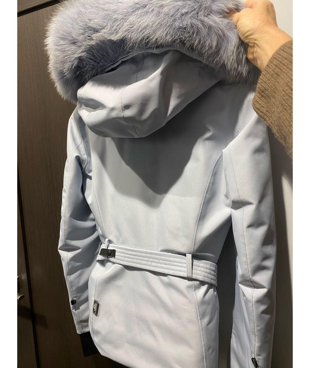 MONCLER GRENOBLE Голубой пуховик, фото 4