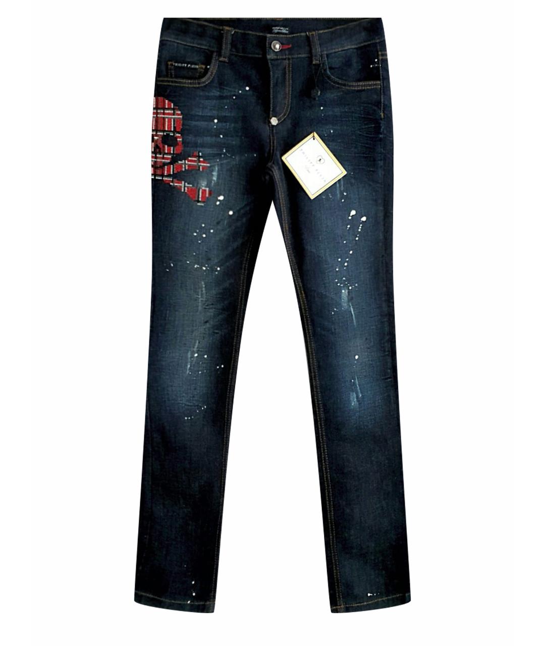 PHILIPP PLEIN Синие деним детские джинсы, фото 1
