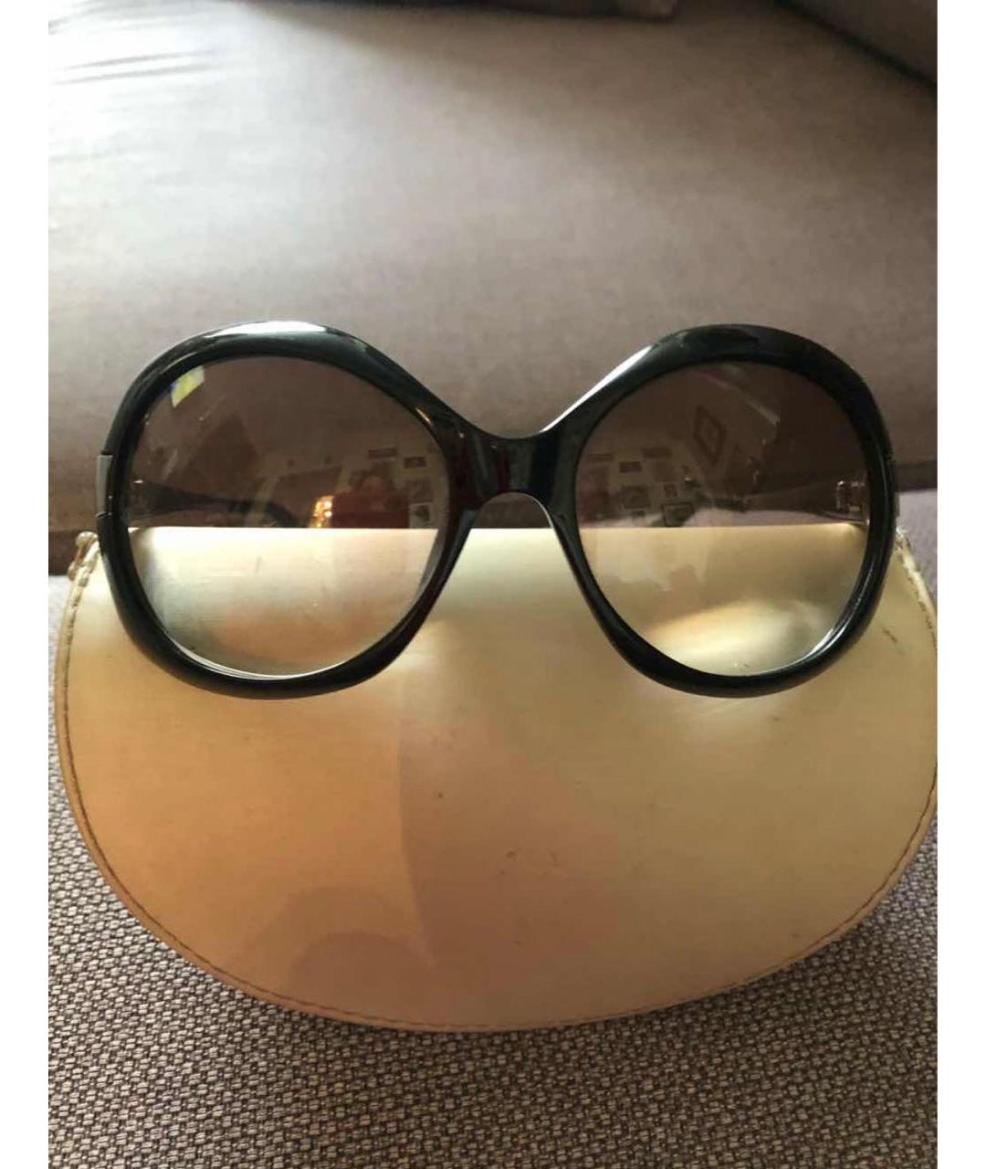 GIORGIO ARMANI Черные пластиковые солнцезащитные очки, фото 9