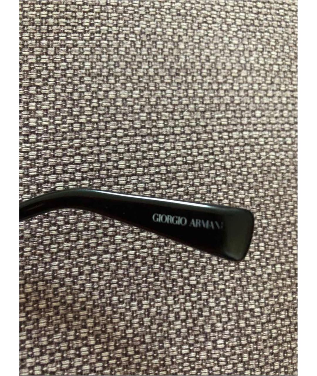 GIORGIO ARMANI Черные пластиковые солнцезащитные очки, фото 7