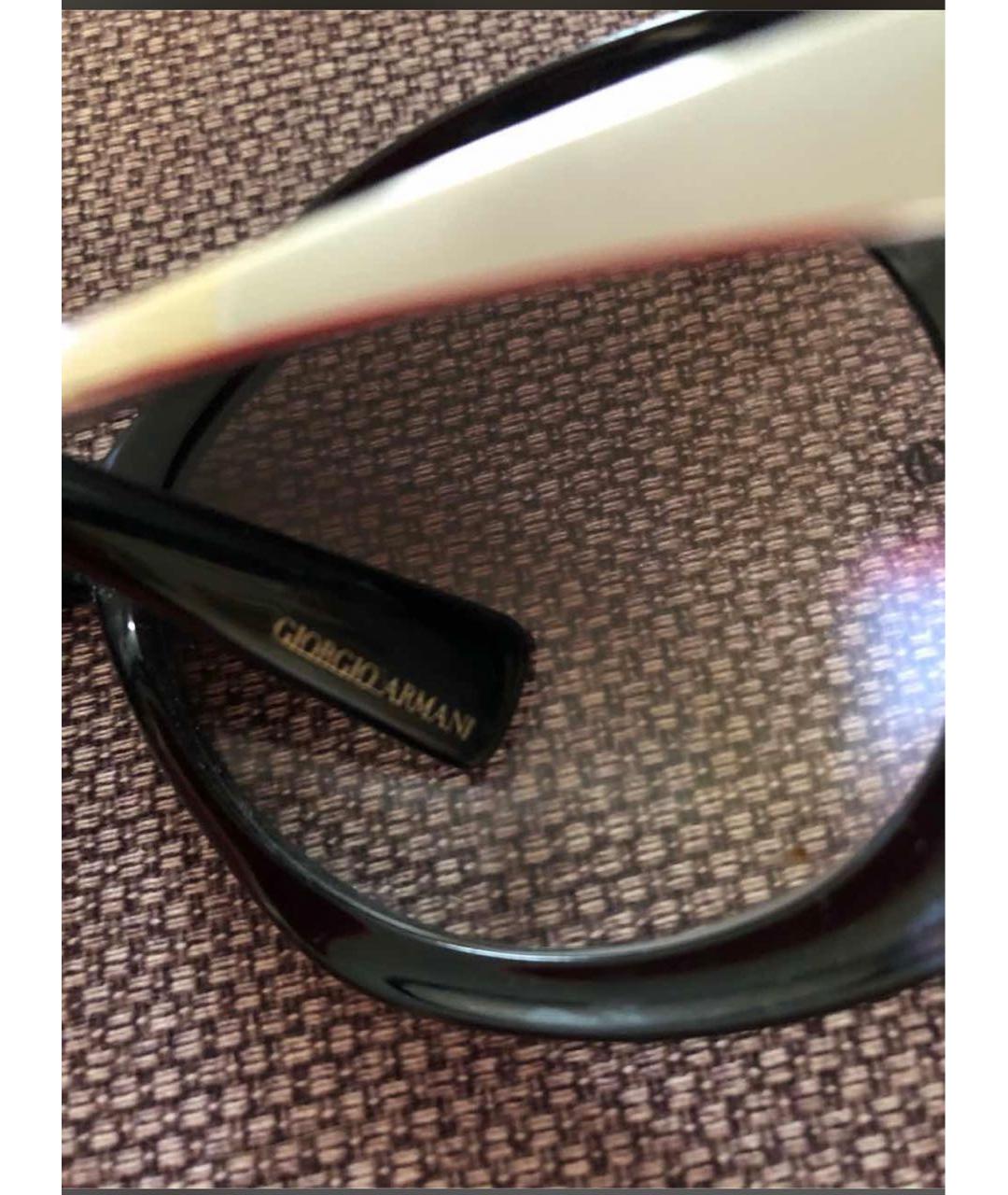 GIORGIO ARMANI Черные пластиковые солнцезащитные очки, фото 5