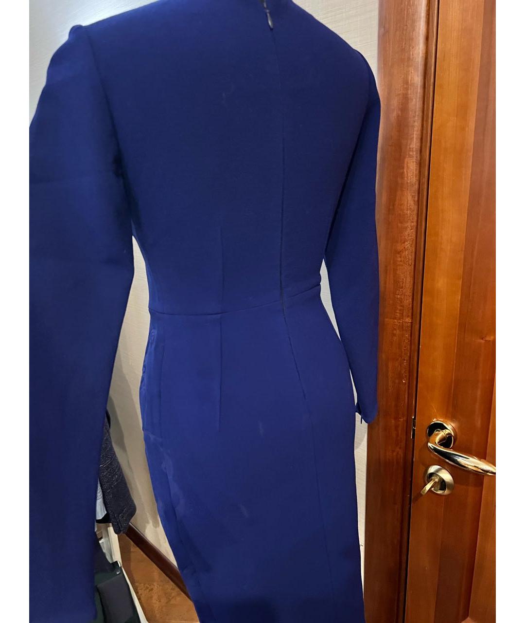 STELLA MCCARTNEY Синее креповое коктейльное платье, фото 3