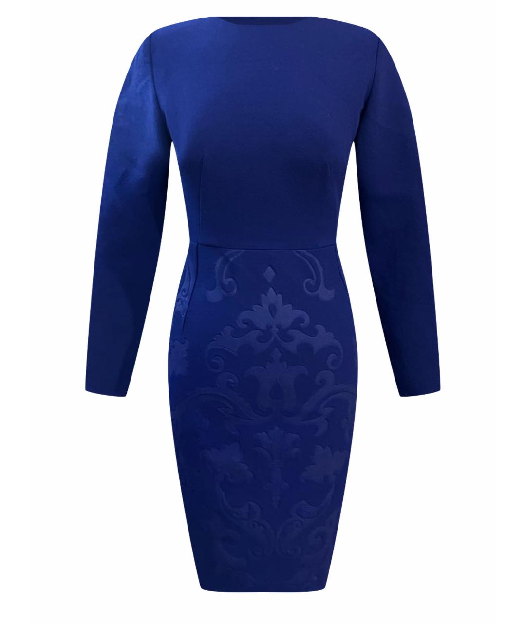 STELLA MCCARTNEY Синее креповое коктейльное платье, фото 1