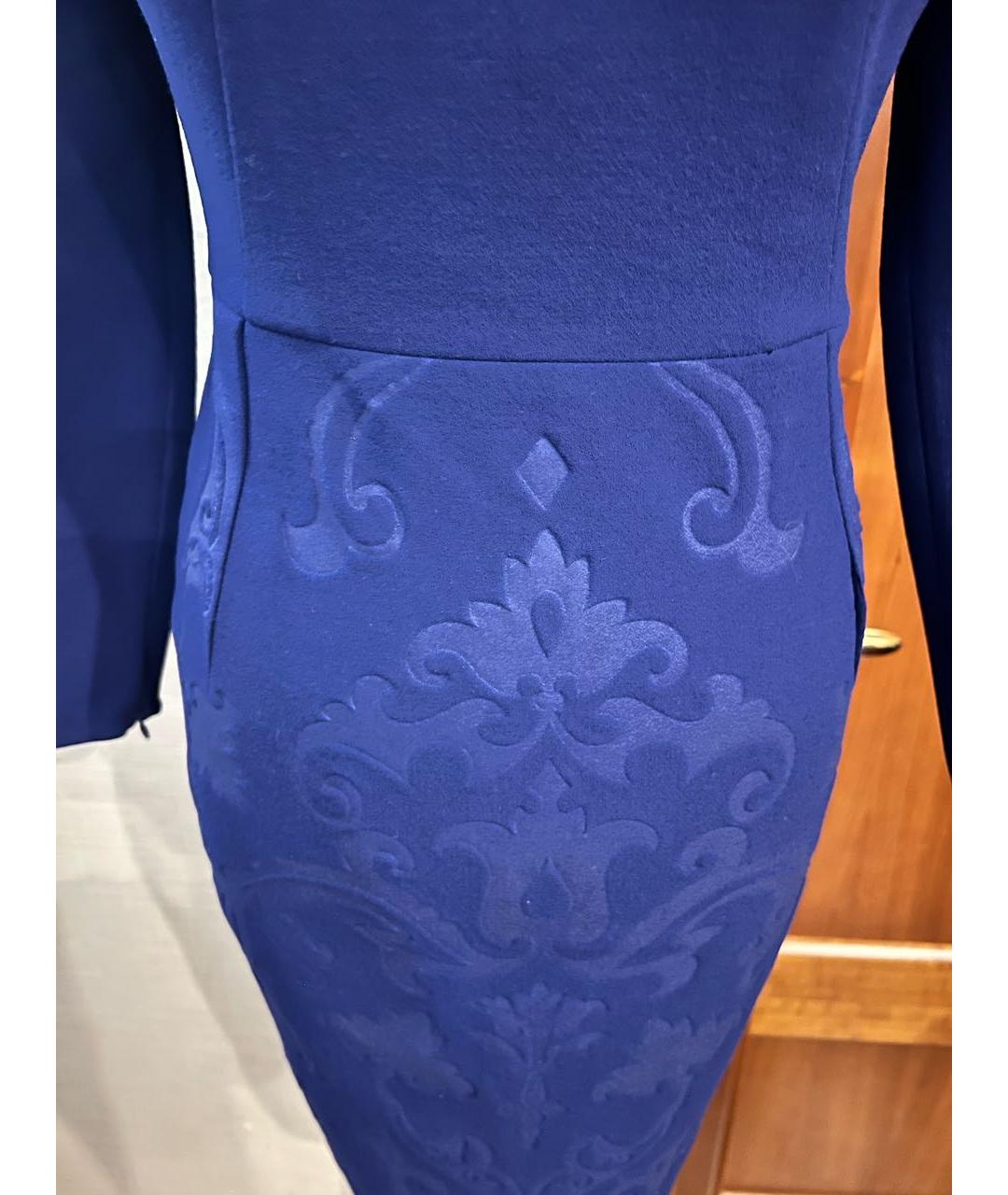 STELLA MCCARTNEY Синее креповое коктейльное платье, фото 2