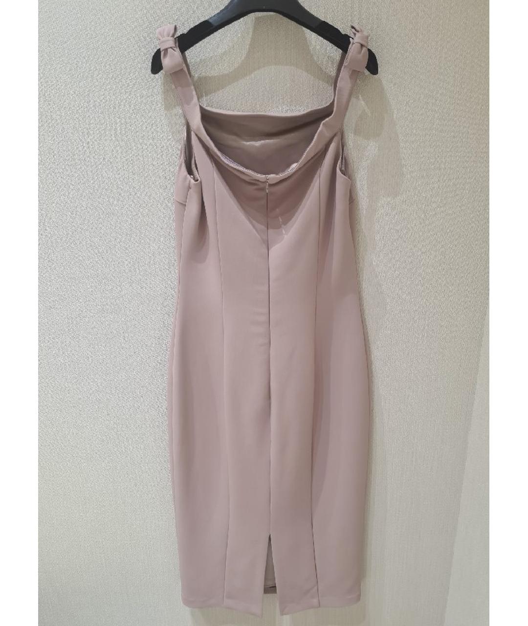 ELISABETTA FRANCHI Розовое вискозное повседневное платье, фото 2