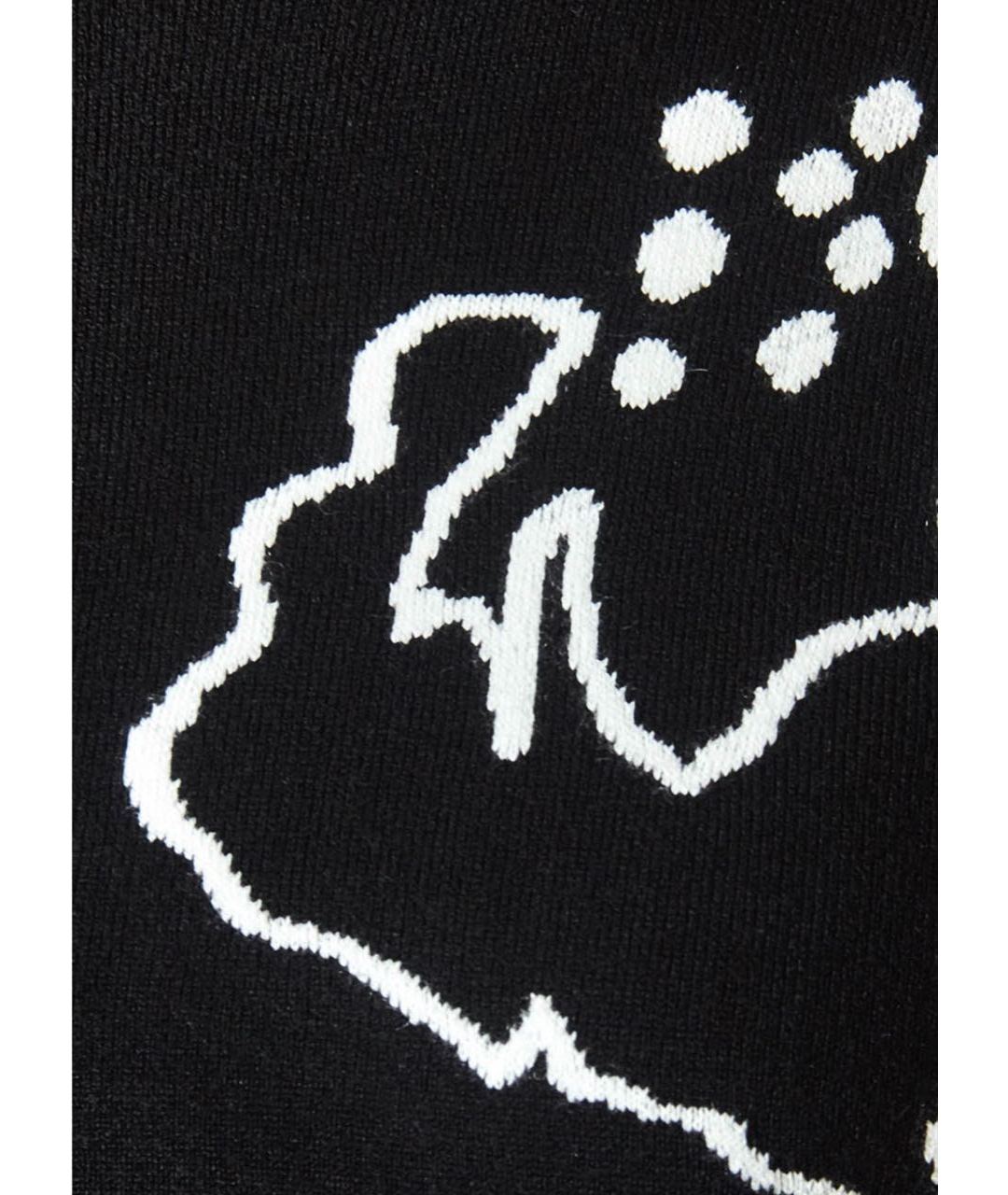 EMPORIO ARMANI Черный полиамидовый джемпер / свитер, фото 3