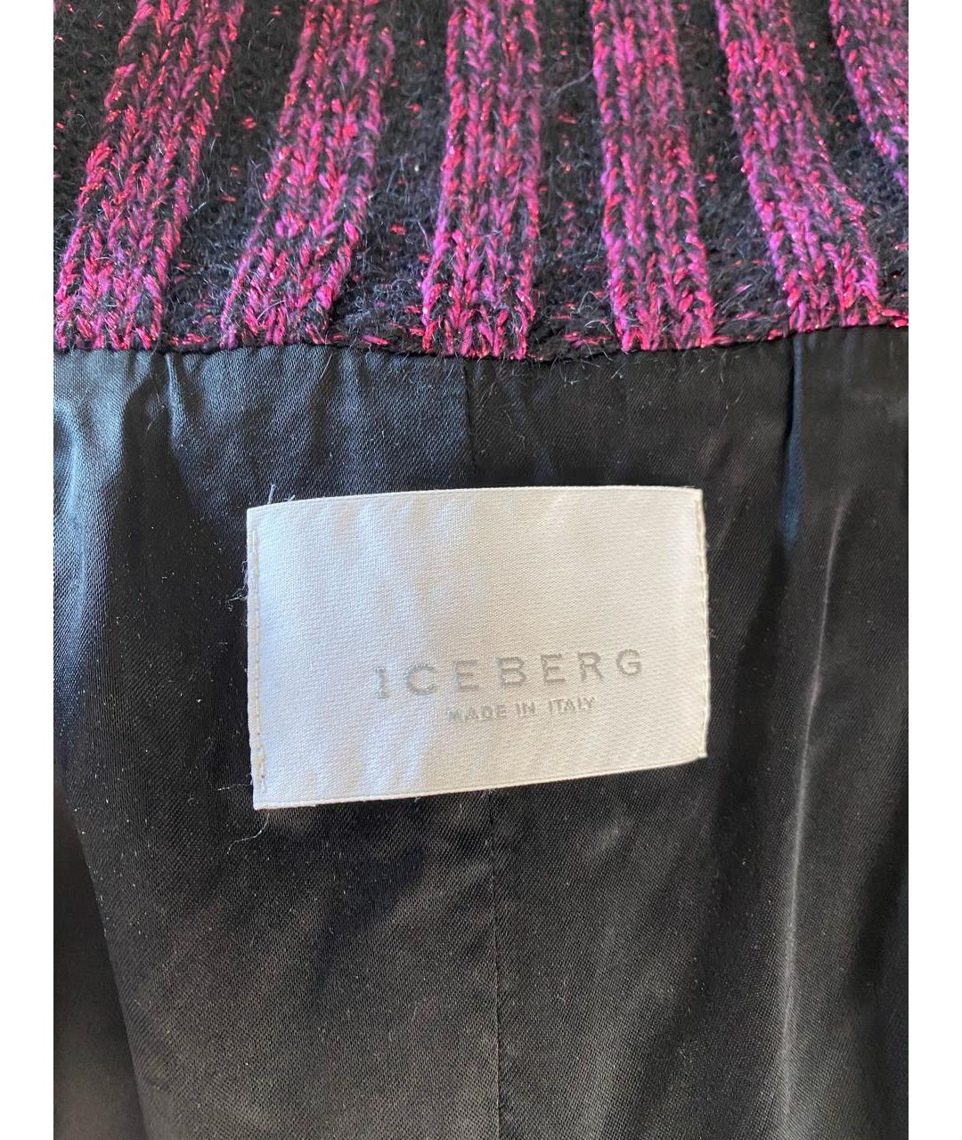 ICEBERG Фиолетовая меховая куртка, фото 3