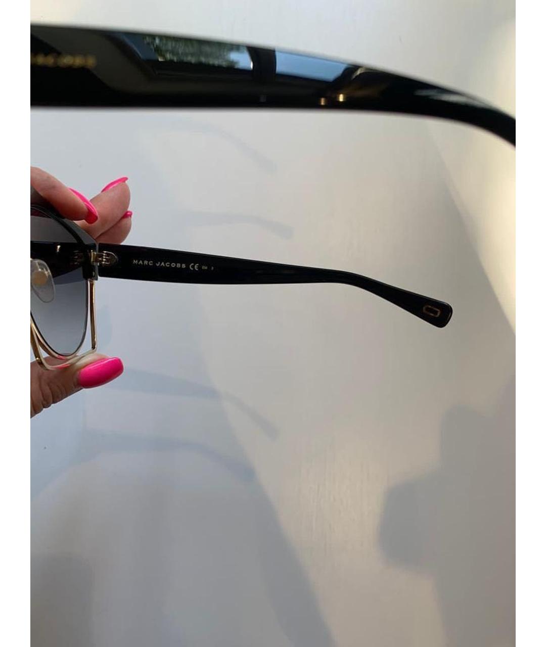 MARC JACOBS Черные пластиковые солнцезащитные очки, фото 3
