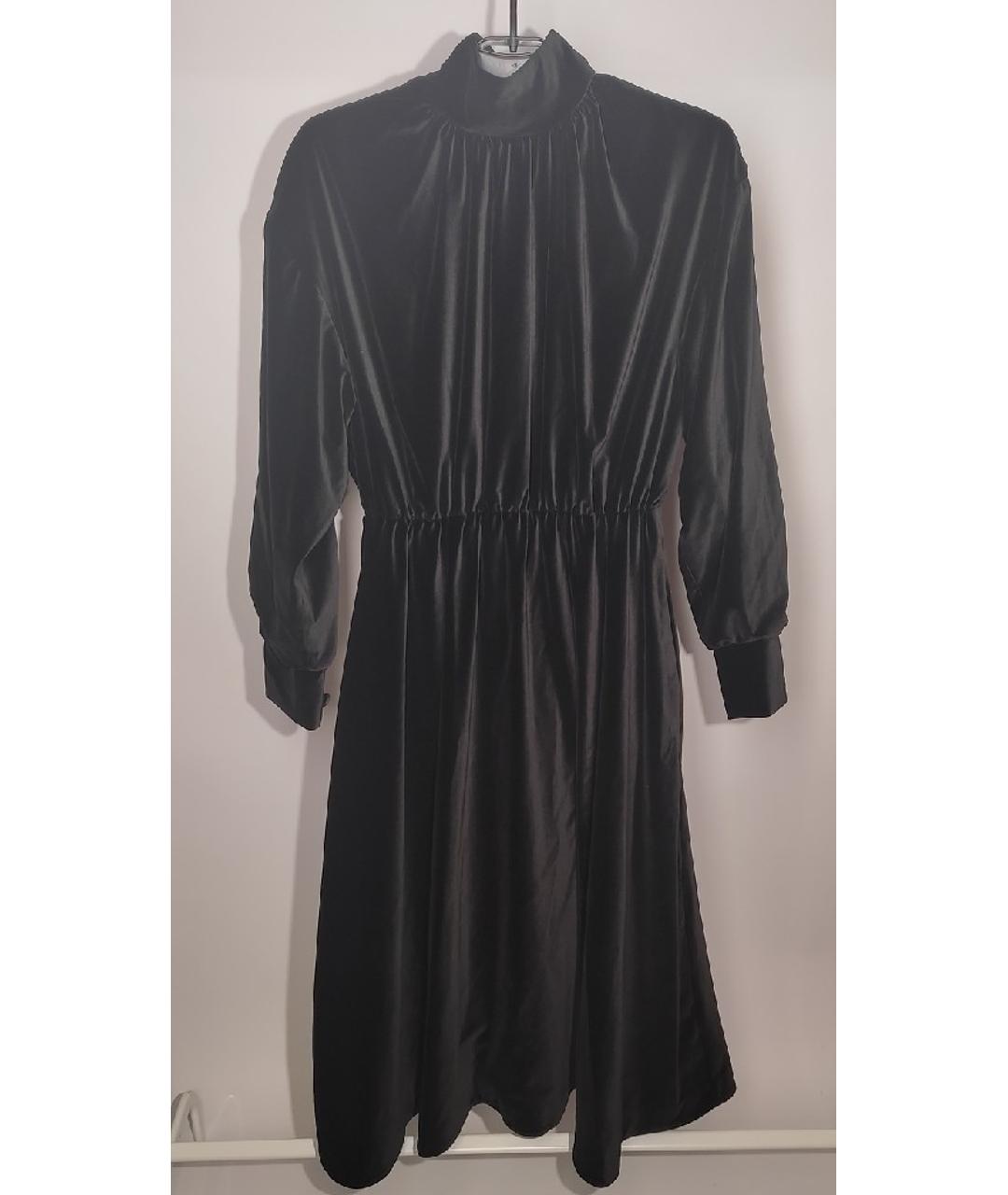 A.W.A.K.E. Черное вискозное платье, фото 3
