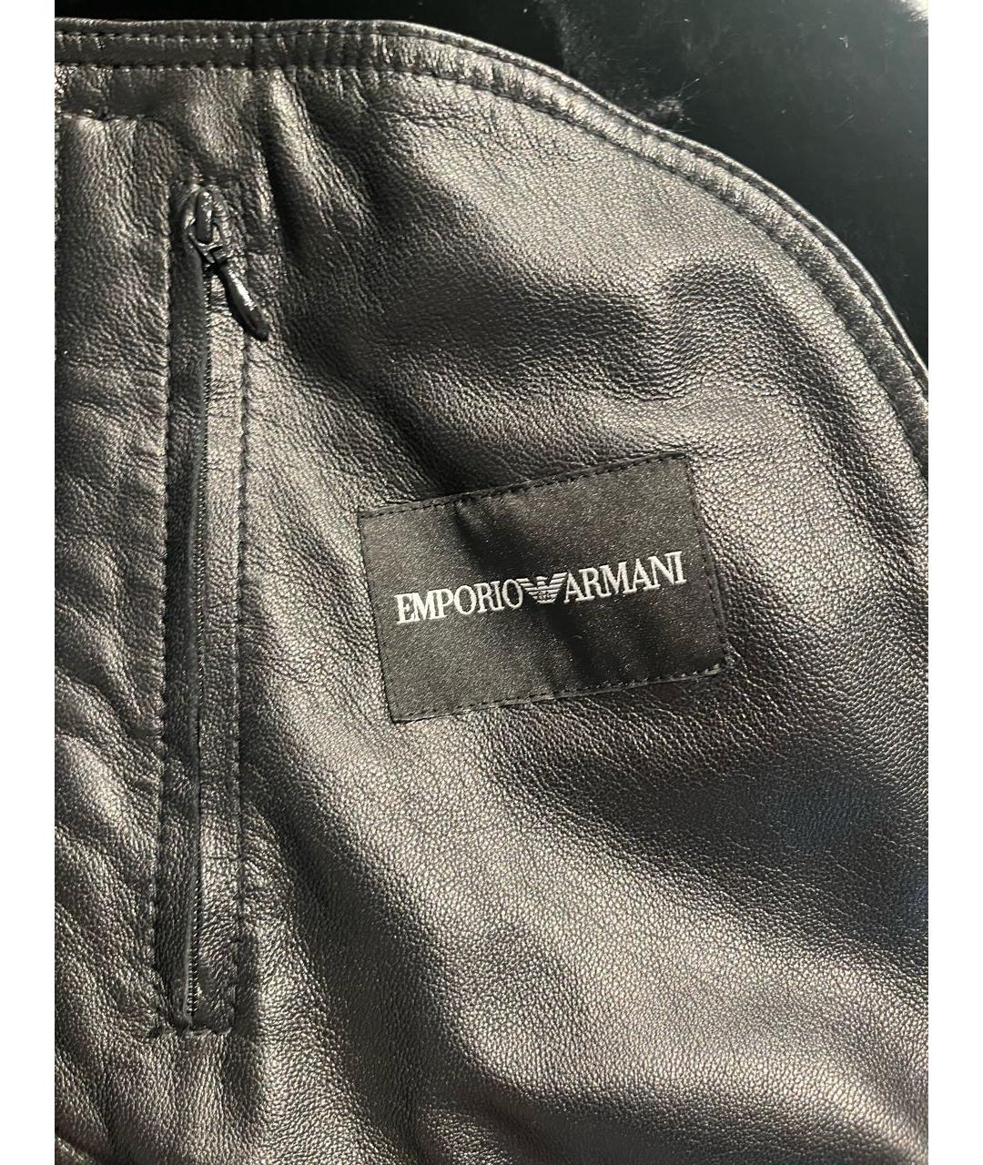 EMPORIO ARMANI Черная дубленка/шуба, фото 4