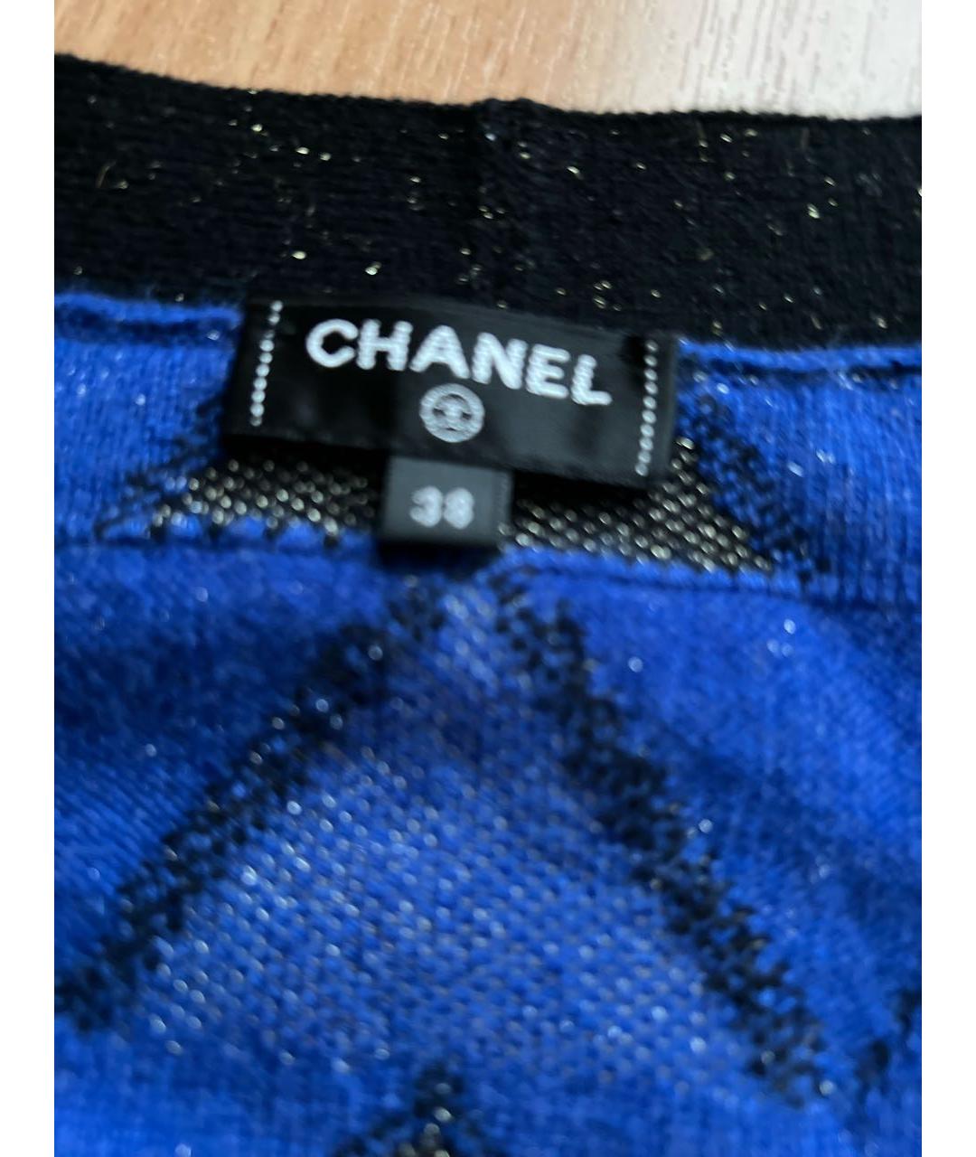 CHANEL PRE-OWNED Черный кашемировый кардиган, фото 3