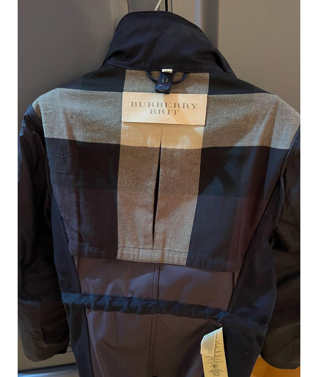 BURBERRY Темно-синяя куртка, фото 3