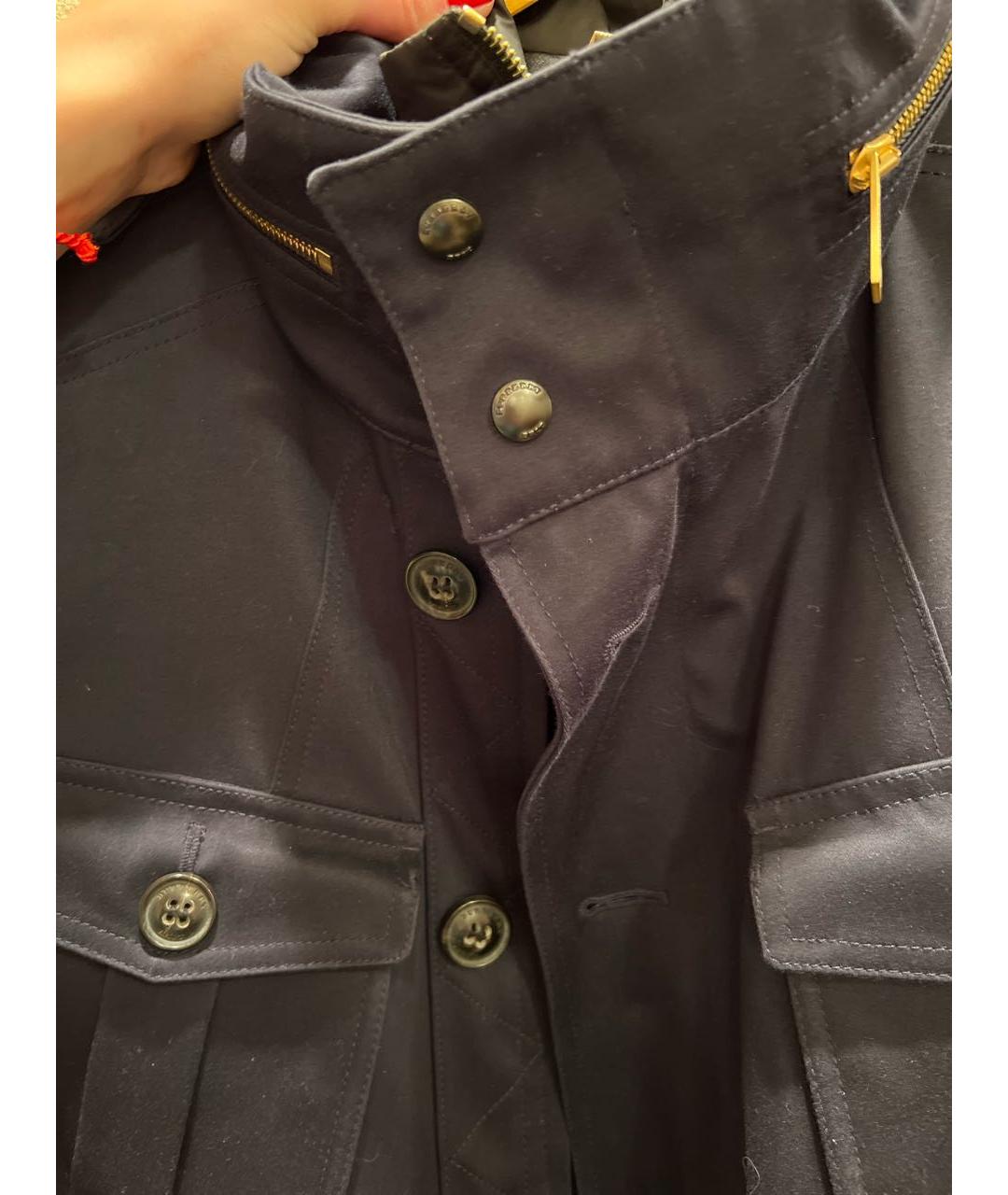 BURBERRY Темно-синяя куртка, фото 4