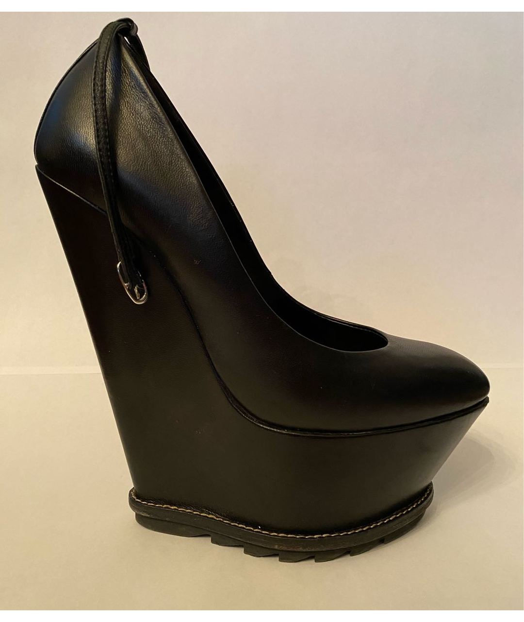 GIUSEPPE ZANOTTI DESIGN Черные кожаные туфли, фото 9