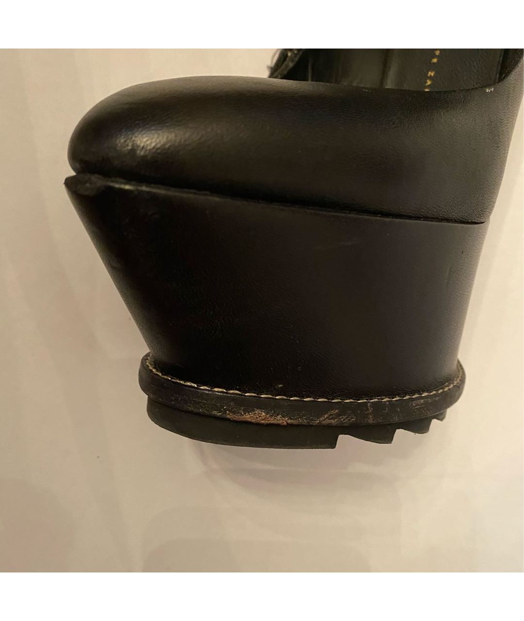 GIUSEPPE ZANOTTI DESIGN Черные кожаные туфли, фото 8