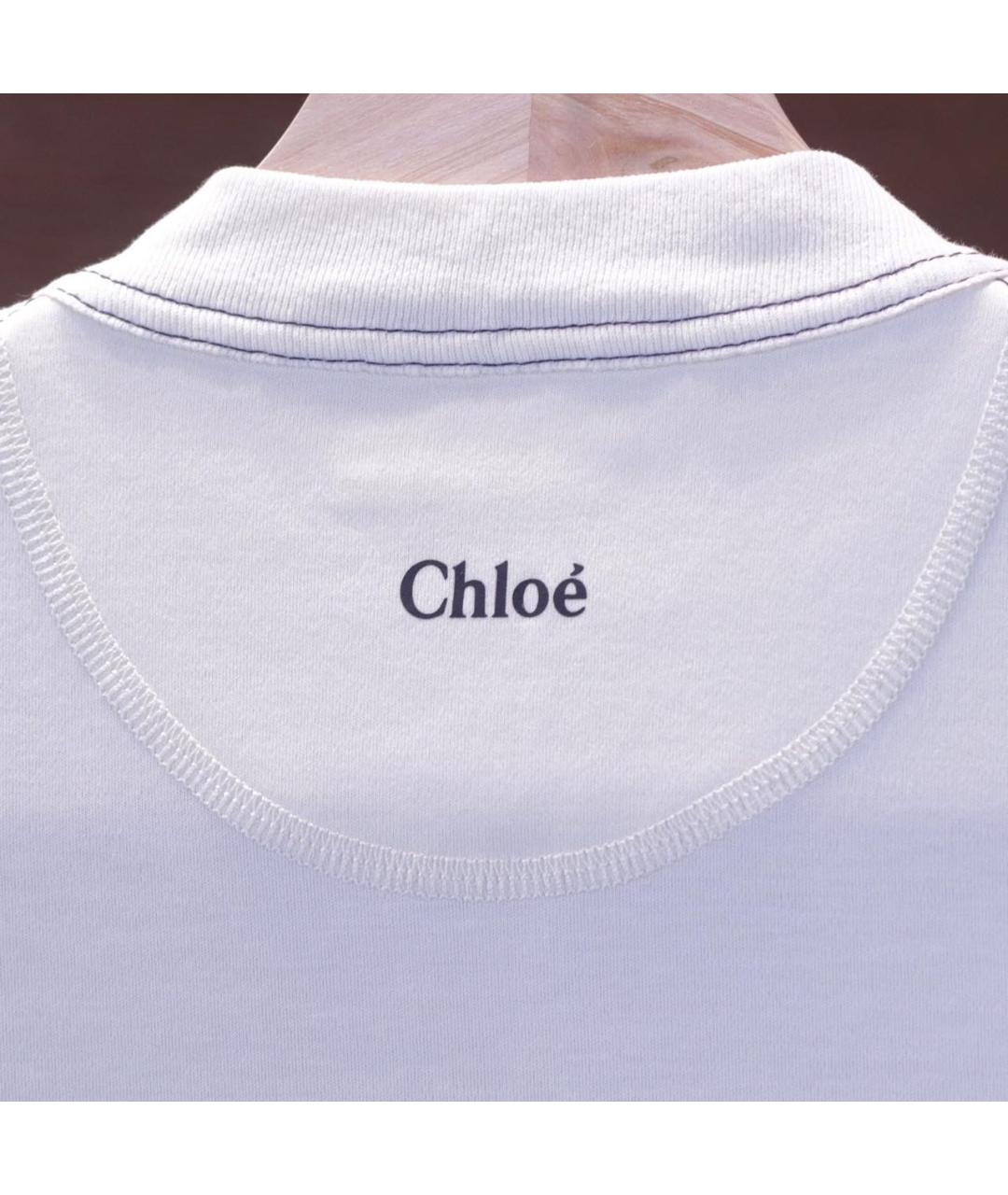 CHLOE Мульти хлопковая футболка, фото 6