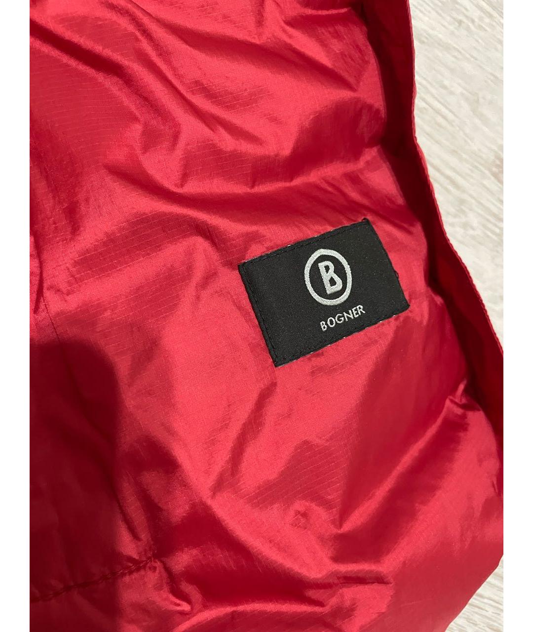 BOGNER Красная полиэстеровая куртка, фото 6