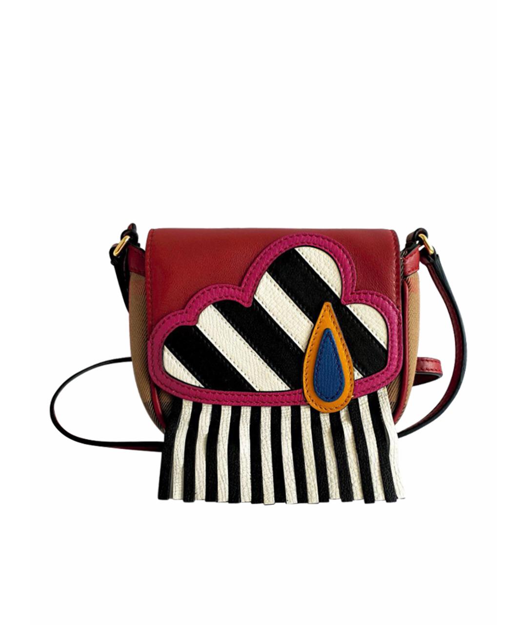 BURBERRY Бордовая сумка, фото 1
