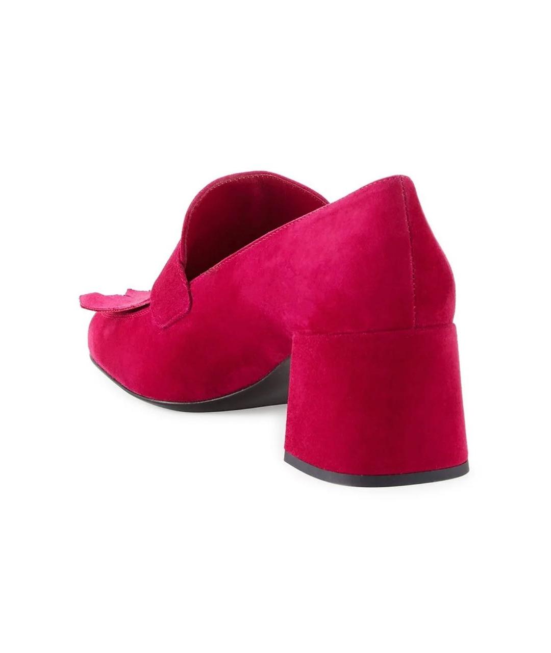 PRADA Красные замшевые туфли, фото 7