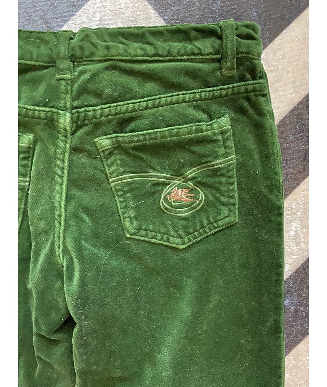 ETRO Зеленые хлопковые брюки и шорты, фото 3
