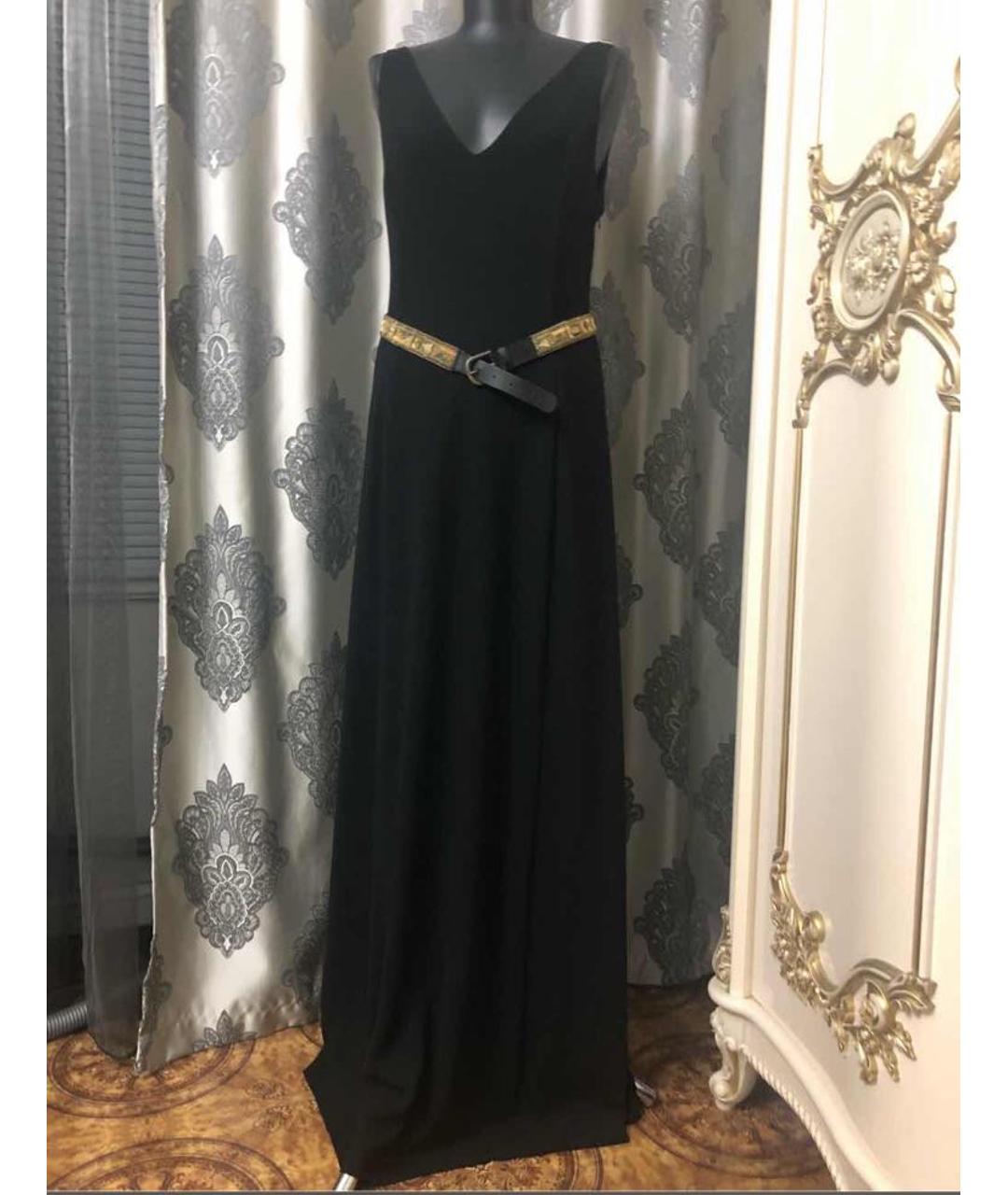 FAITH CONNEXION Черное полиэстеровое вечернее платье, фото 9