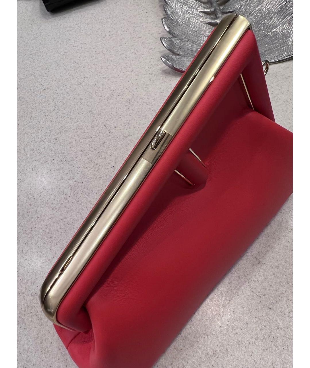 FENDI Красная кожаная сумка с короткими ручками, фото 2