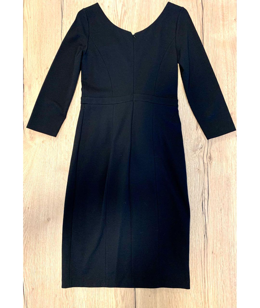 ARMANI COLLEZIONI Черное вискозное повседневное платье, фото 2
