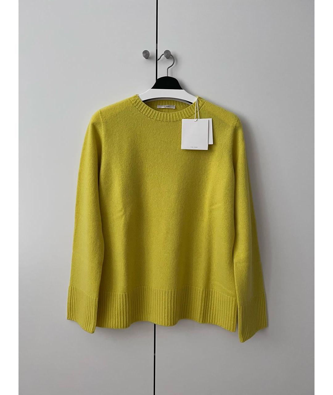 THE ROW Желтый кашемировый джемпер / свитер, фото 2