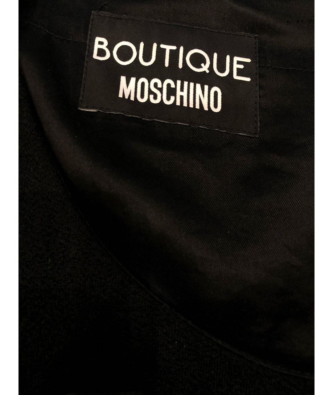 BOUTIQUE MOSCHINO Черное вечернее платье, фото 6