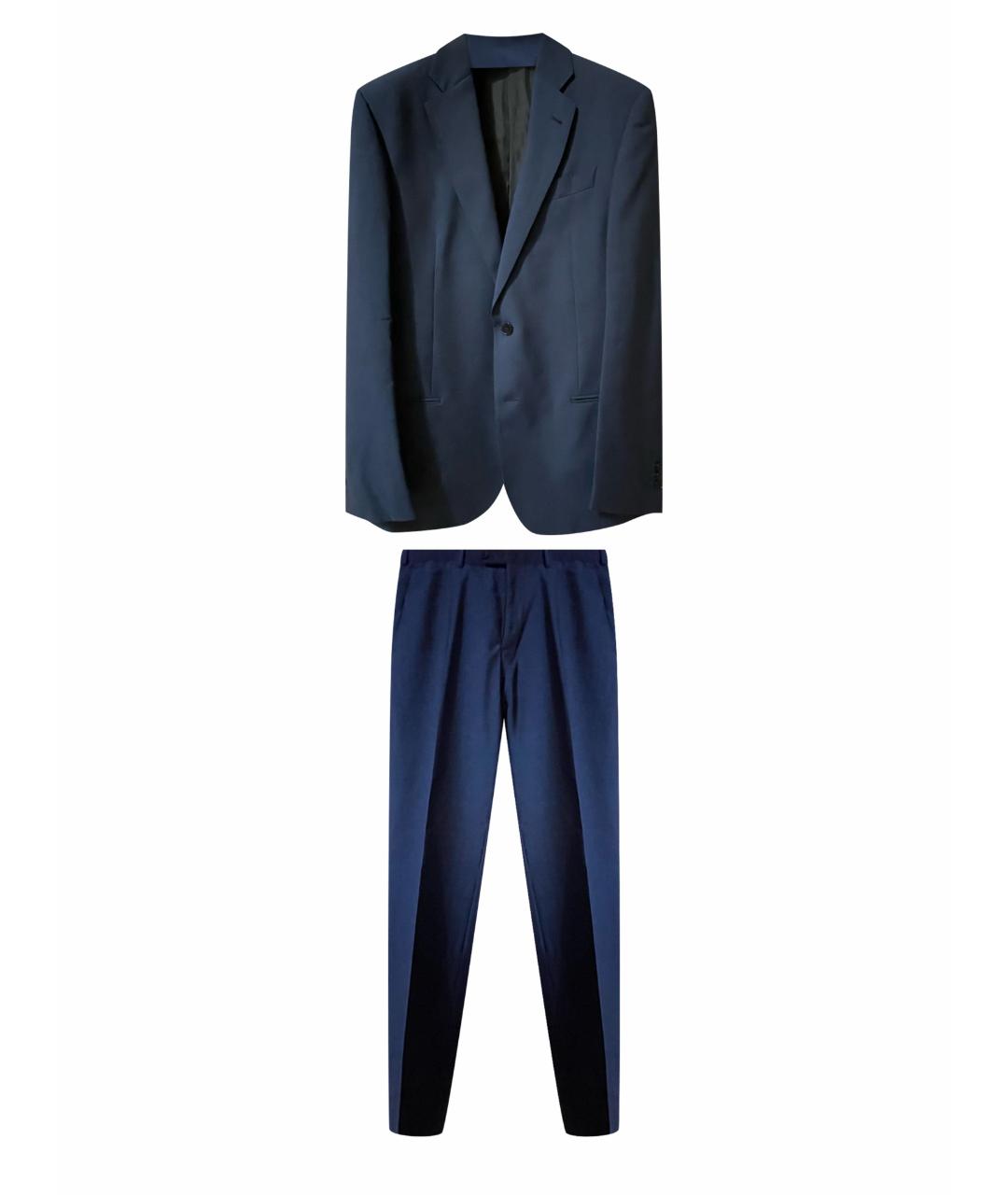 ARMANI COLLEZIONI Темно-синий классический костюм, фото 1