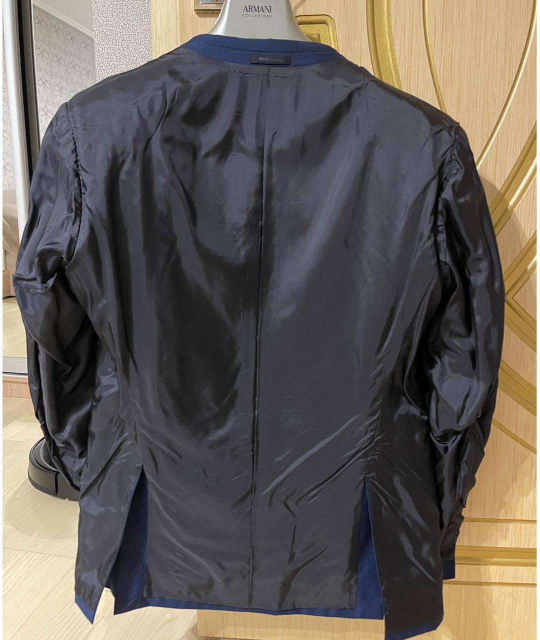 ARMANI COLLEZIONI Темно-синий классический костюм, фото 2